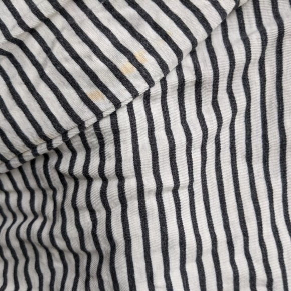 Black and White Striped Long Sleeve Tee XS Jcrew - Picture 4 of 4